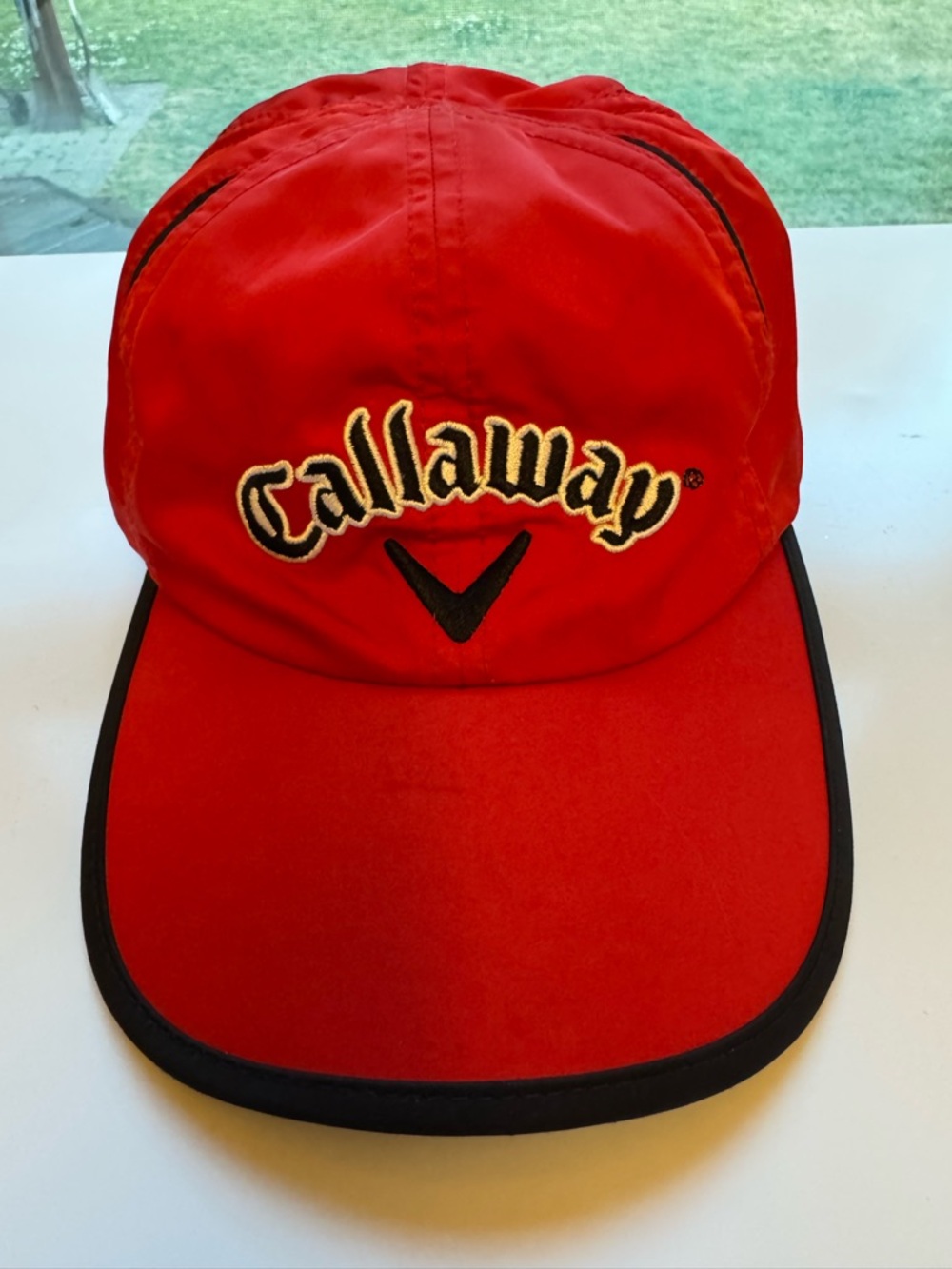 Callaway Red Baseball Cap- C-tech And Adjustable